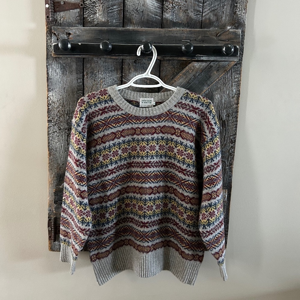 Women's Vintage United Colours of Benetton Wool Sweater